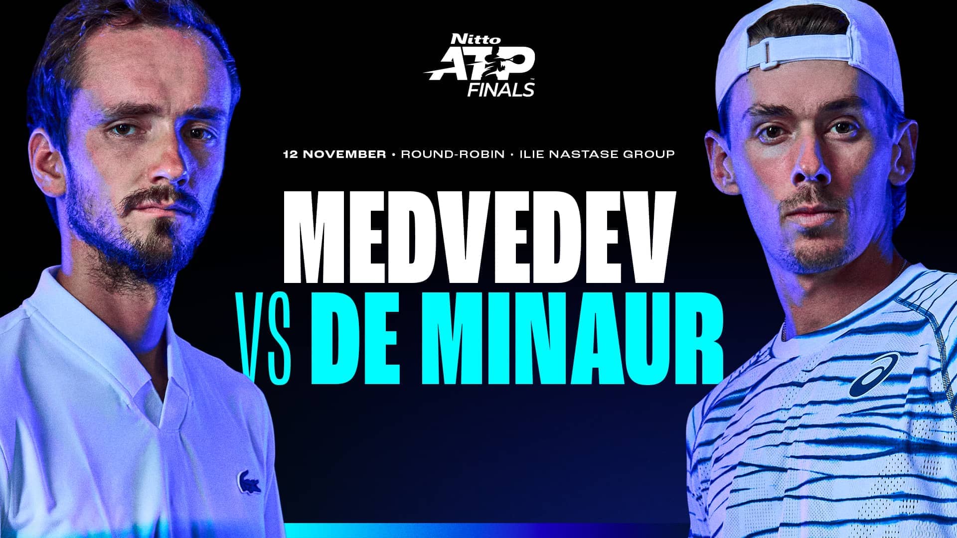 Daniil Medvedev and Alex de Minaur