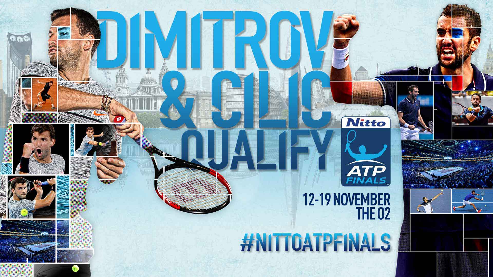 Dimitrov, Cilic Qualify For Nitto ATP Finals | Nitto ATP Finals1920 x 1080