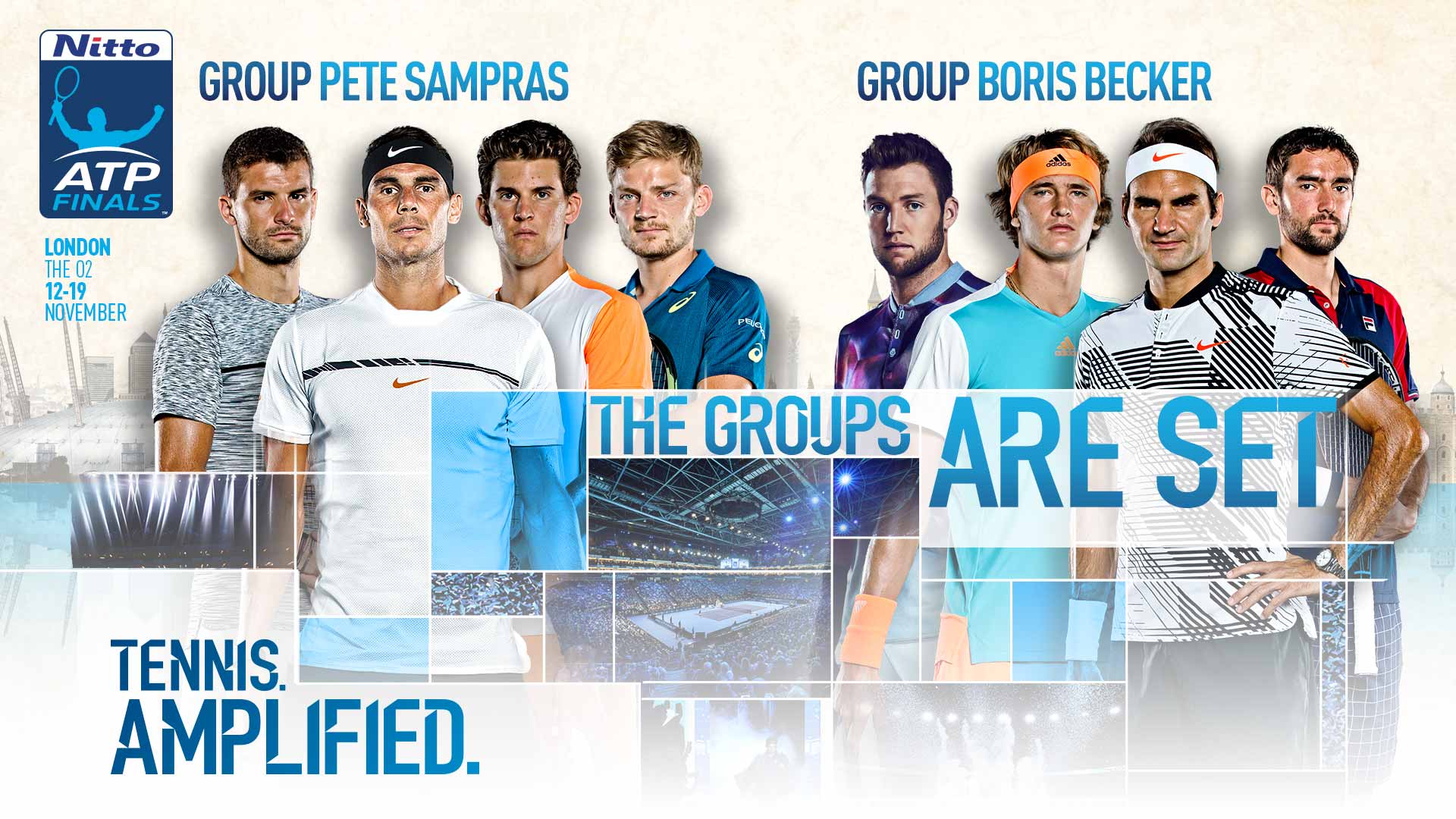 Draw Announced For 2017 Nitto ATP Finals | Nitto ATP Finals1920 x 1080