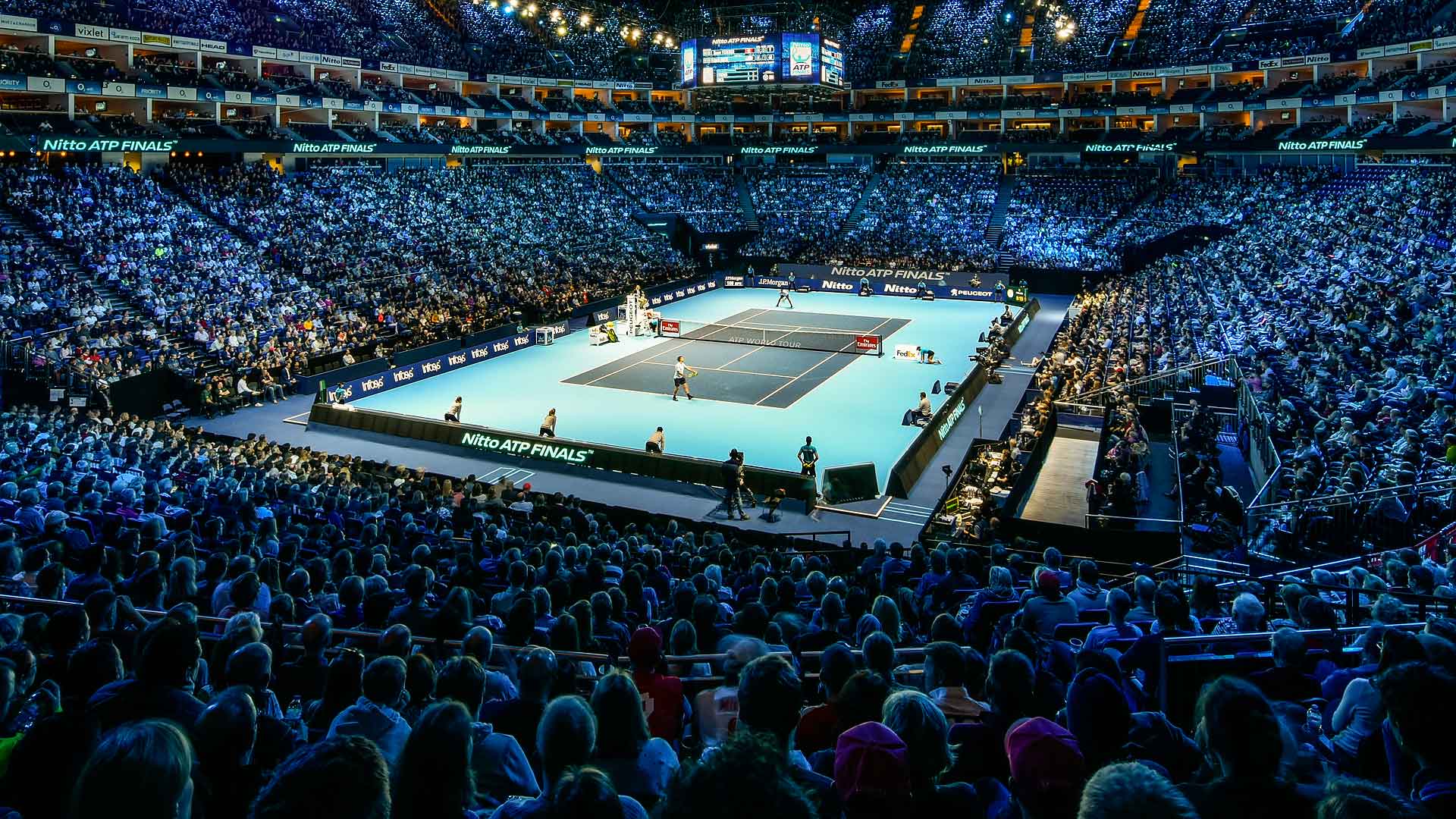 The O2 arena, venue of the Nitto ATP Finals