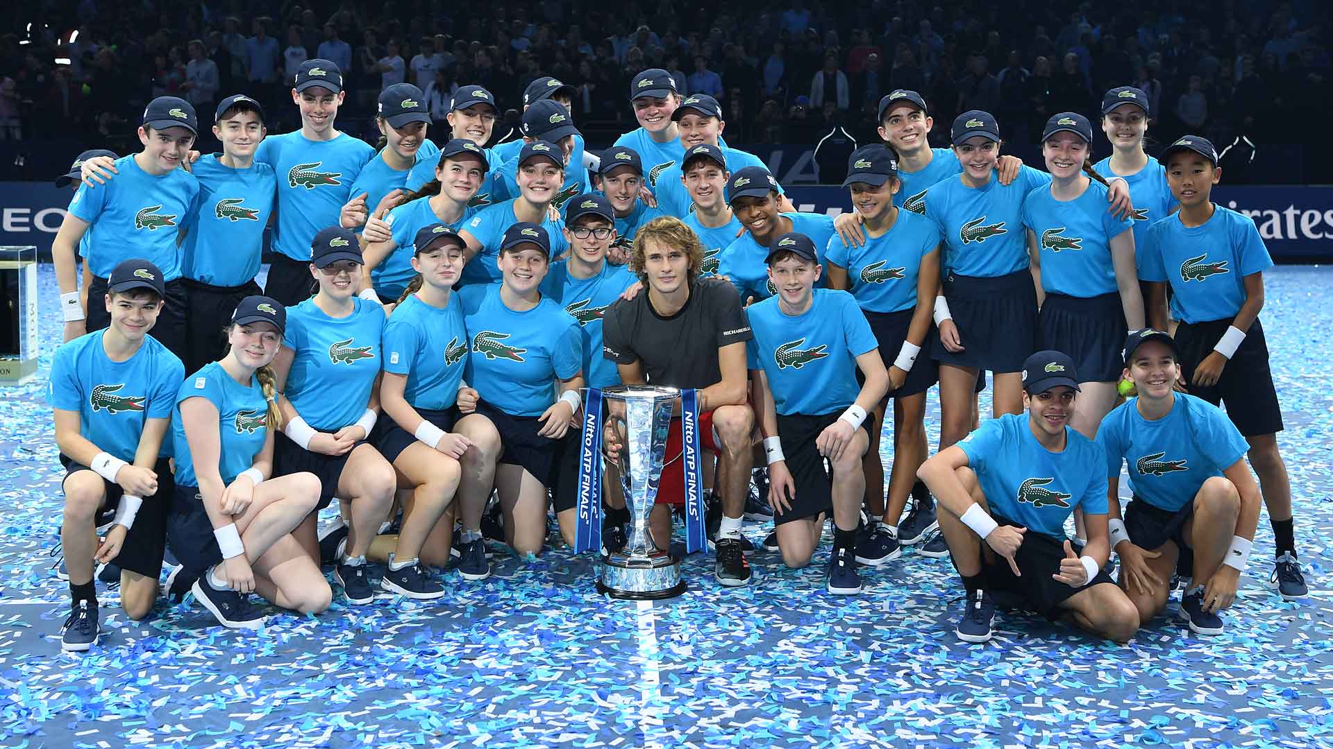 Zverev, FedEx ATP Ball Kids