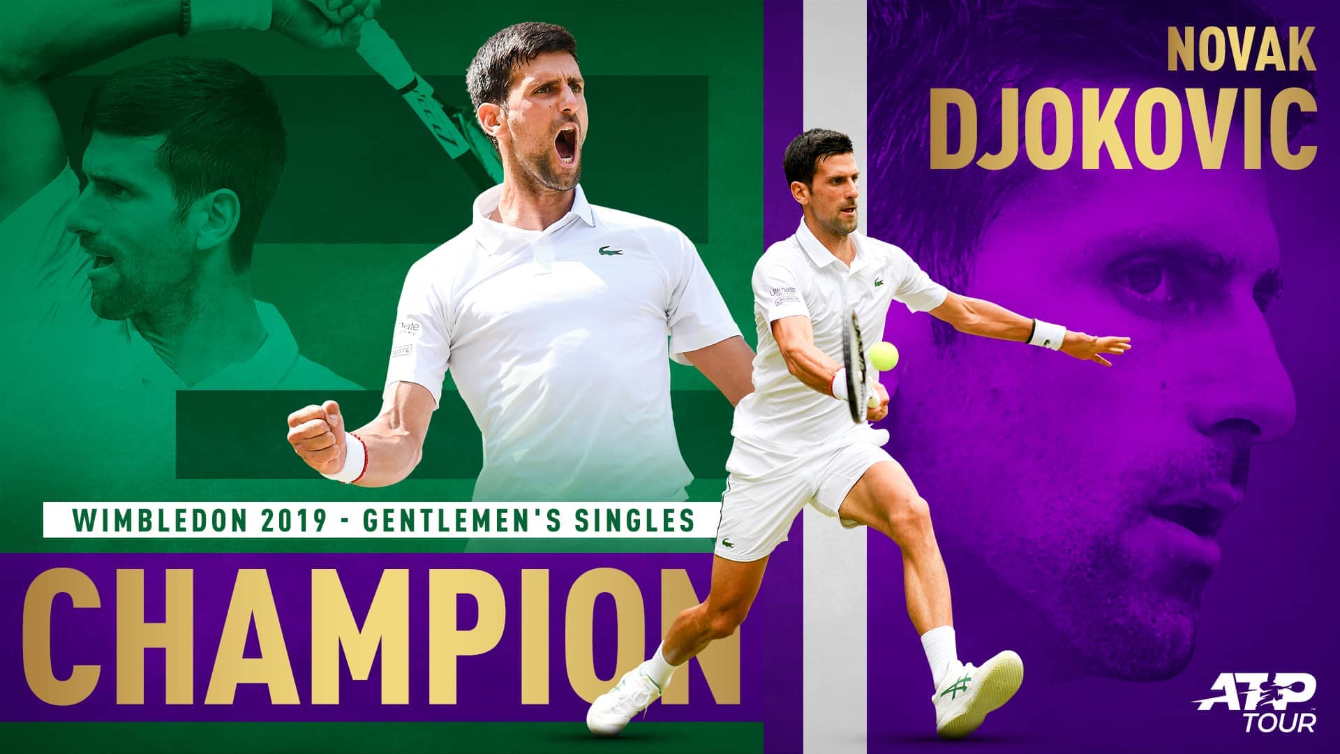 Novak Djokovic wins his fifth Wimbledon title on Sunday against Roger Federer
