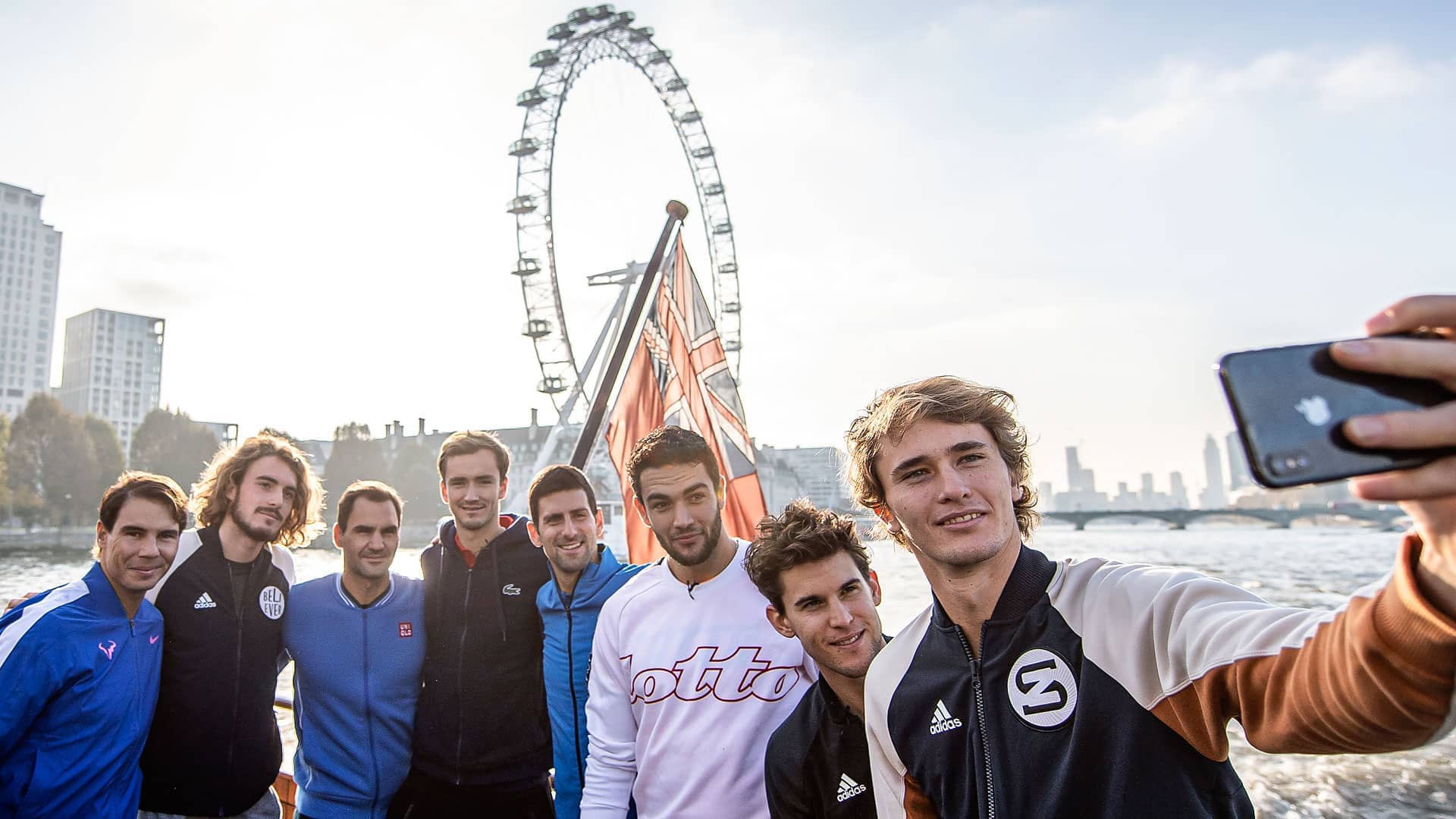 Nadal, Tsitsipas, Federer, Medvedev, Djokovic, Berrettini, Thiem, Zverev