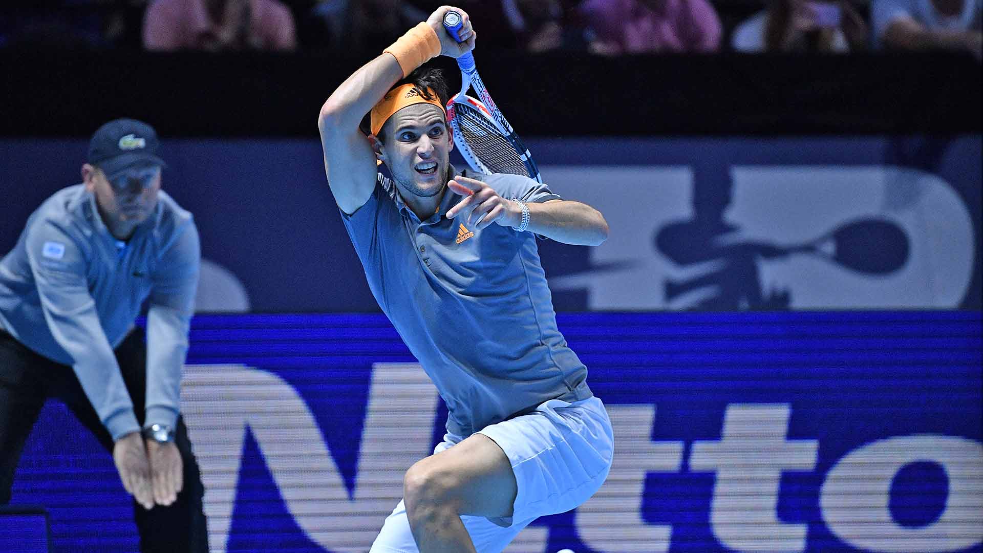 Dominic Thiem is appearing in his first Nitto ATP Finals semi-final in four appearances.