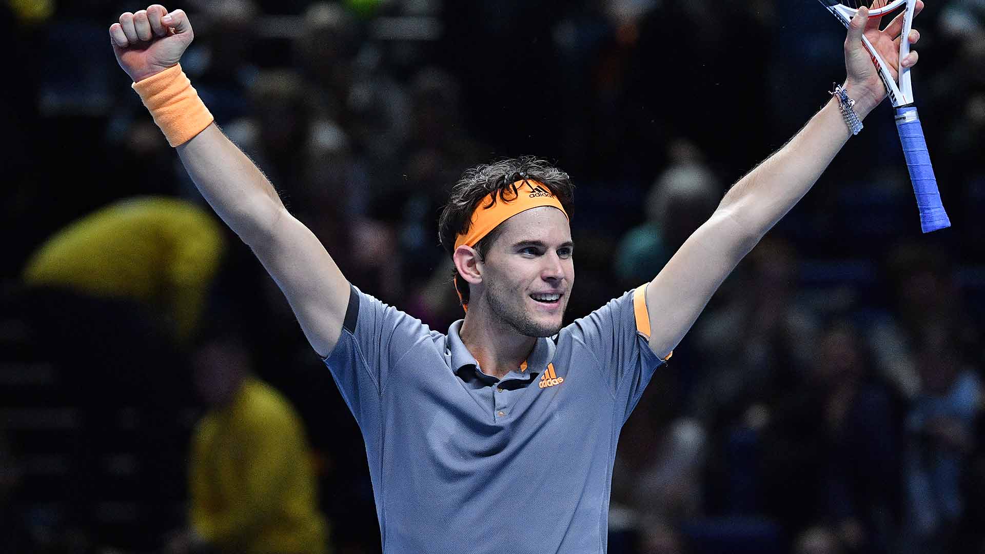 Dominic Thiem reaches his first Nitto ATP Finals title match on Saturday at The O2 in London.