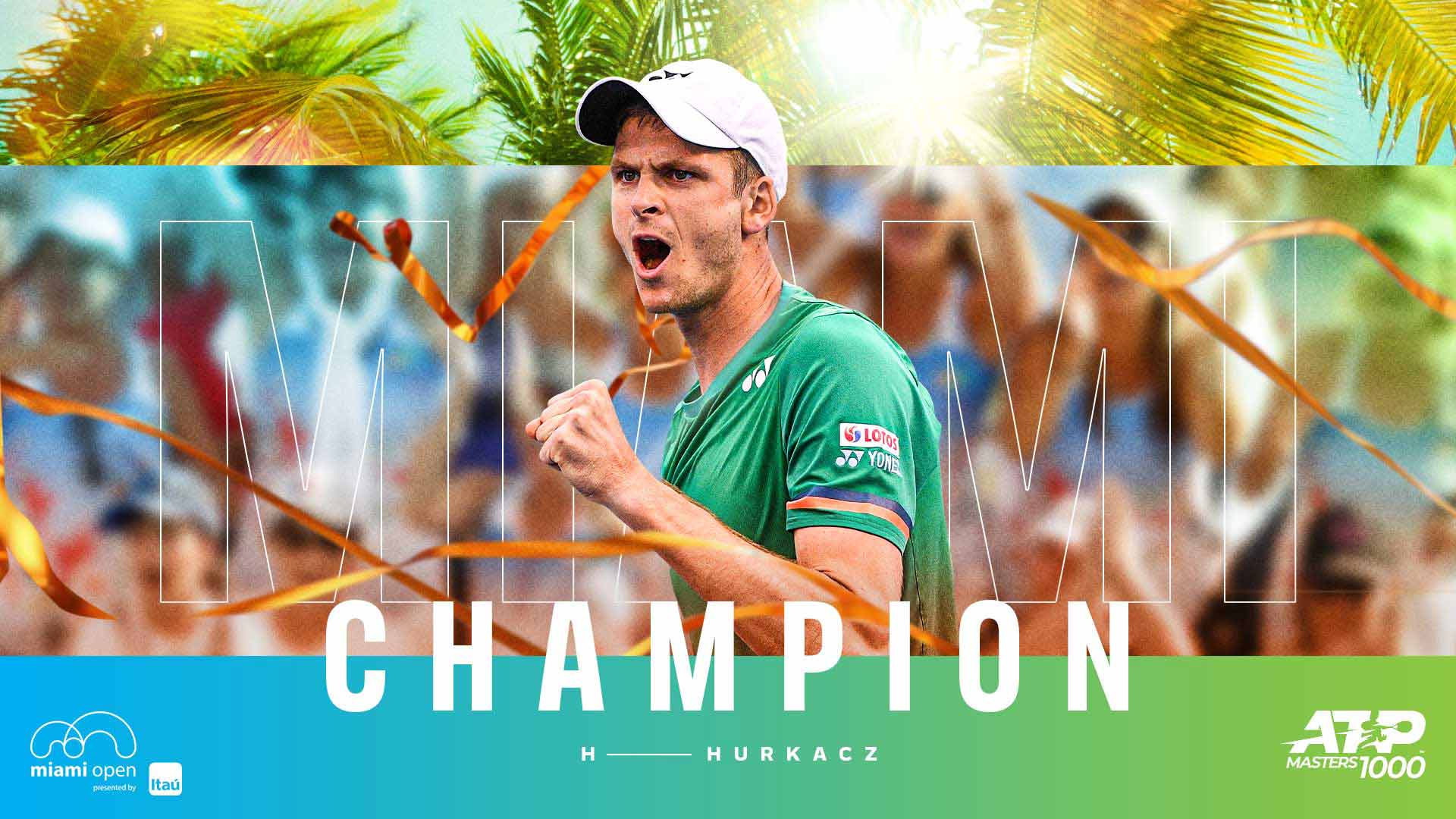 Hubert Hurkacz is the 2021 Miami Open presented by Itau champion.