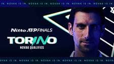ジョコビッチが NITTO ATP FINALS の出場権獲得