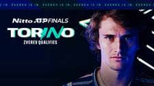 ズベレフが NITTO ATP FINALS 出場権獲得