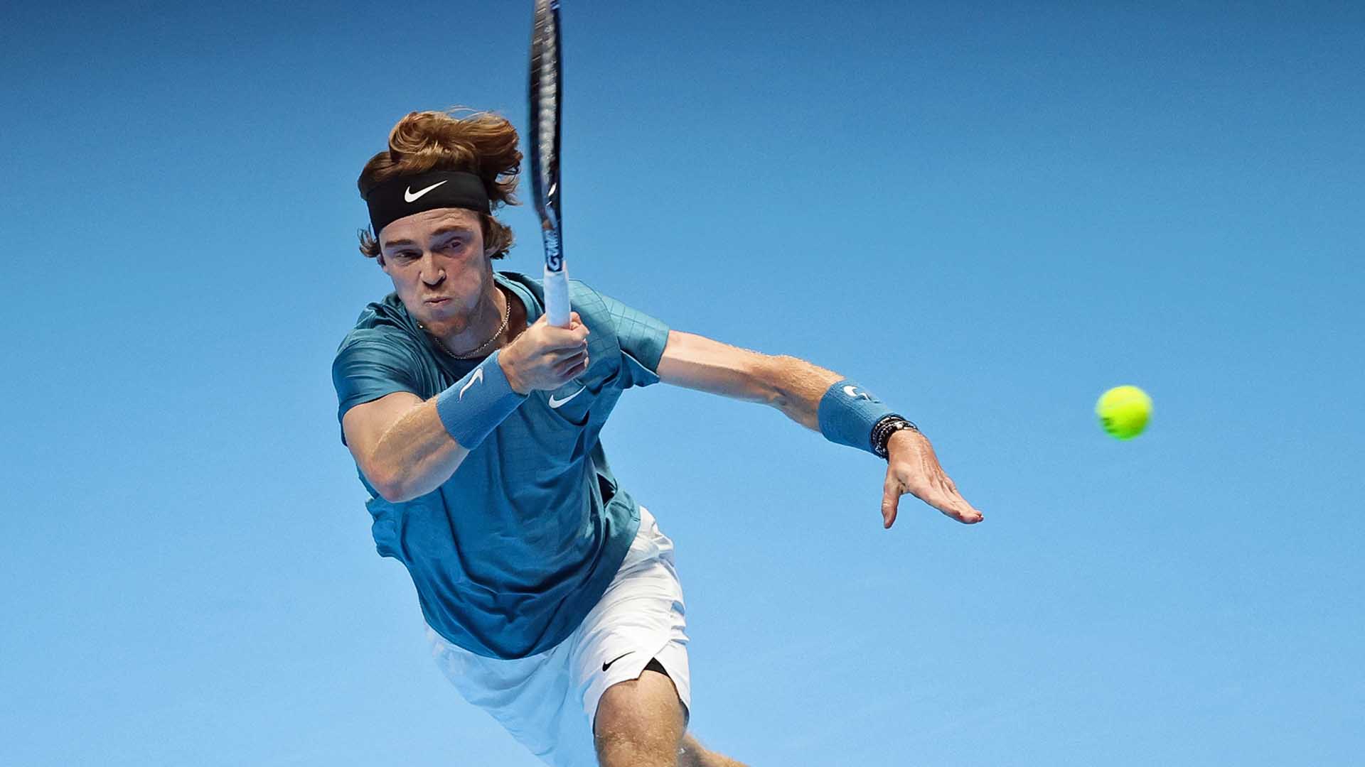 Rublev Scores Statement Tsitsipas Win In Turin News Article Nitto ATP Finals Tennis