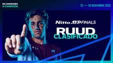 Ruud Clasifica Para Las Nitto ATP Finals Por Segundo Año Consecutivo