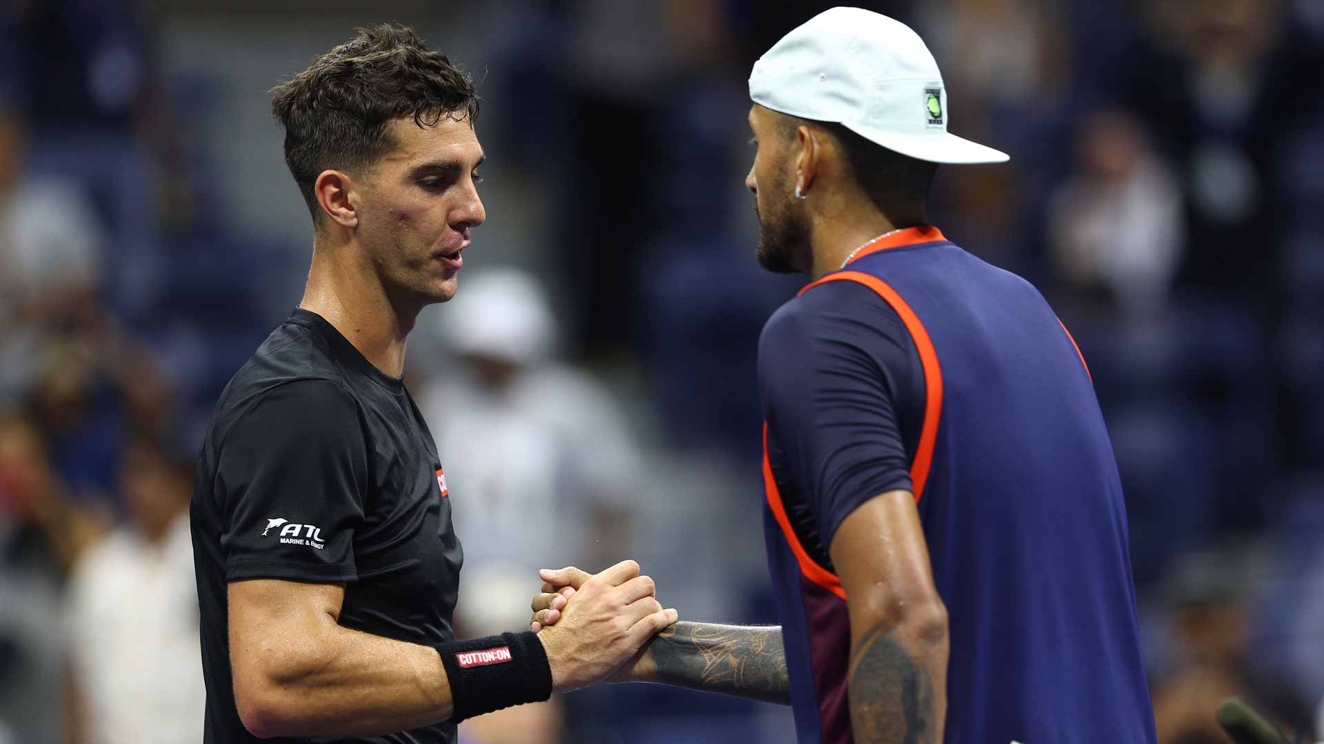 Close friends Kokkinakis and Kyrgios encountered each other in the US Open opening round.
