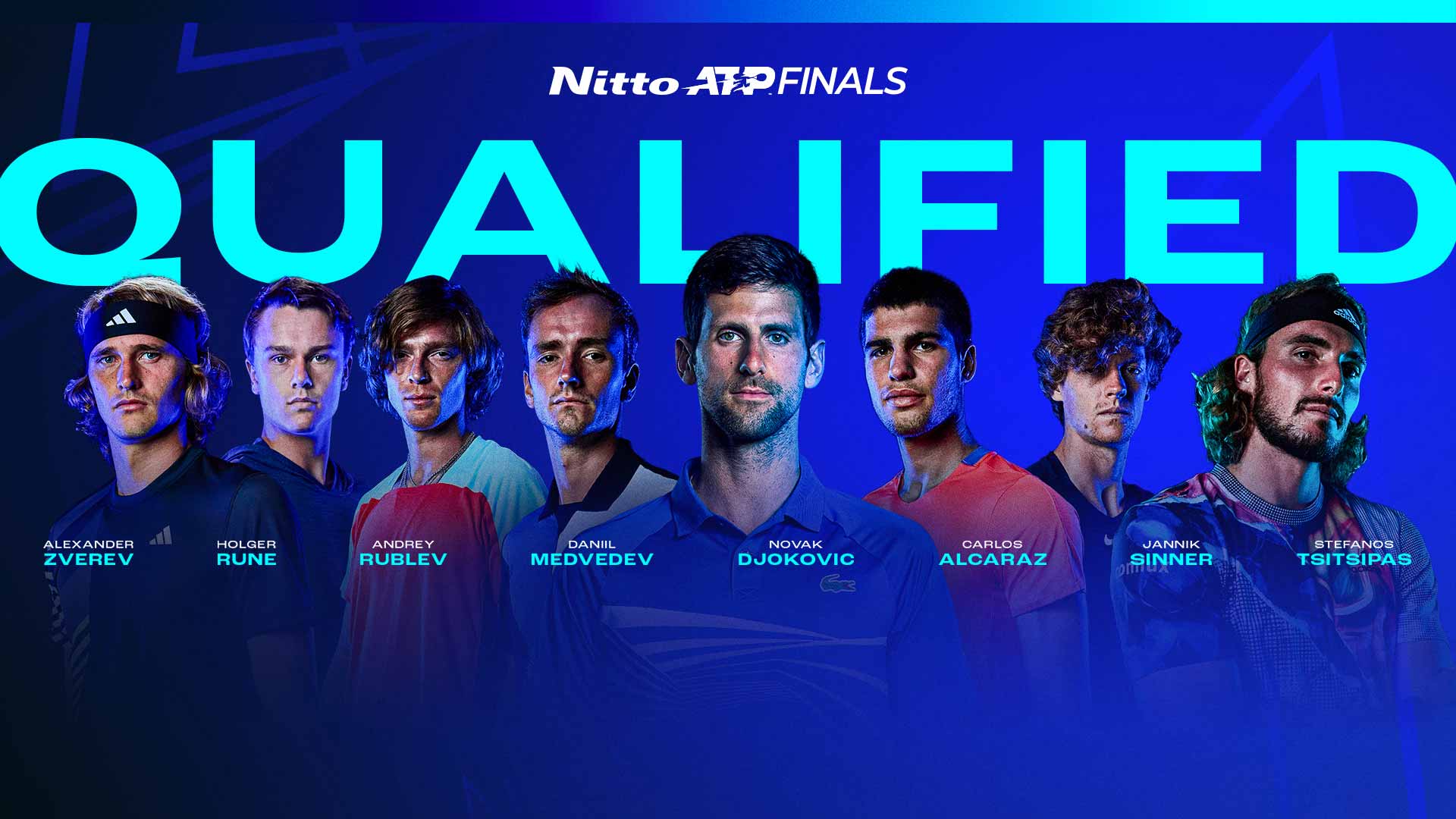 Zverev, Rune Complete 2023 Nitto ATP Finals Field News Article Nitto ATP Finals Tennis