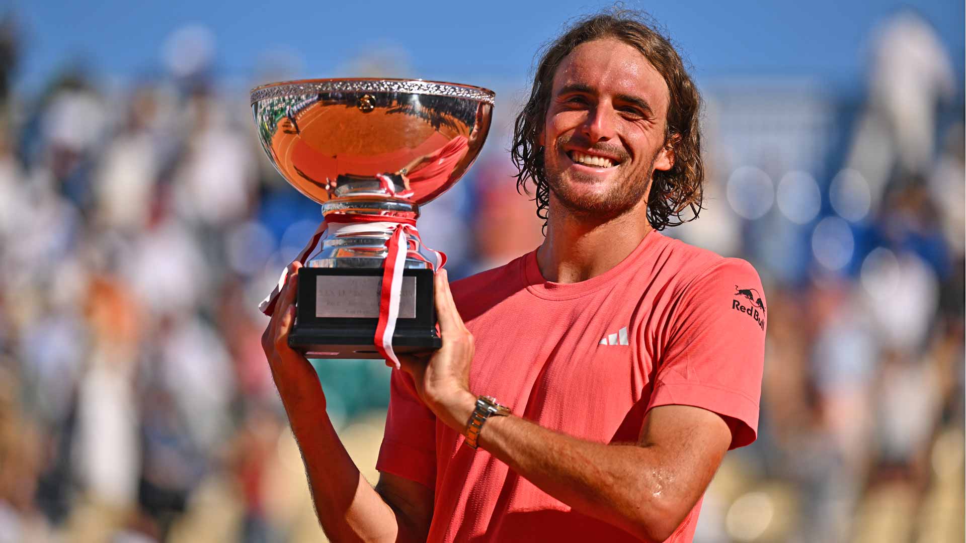 Tsitsipas soars to third Monte-Carlo title