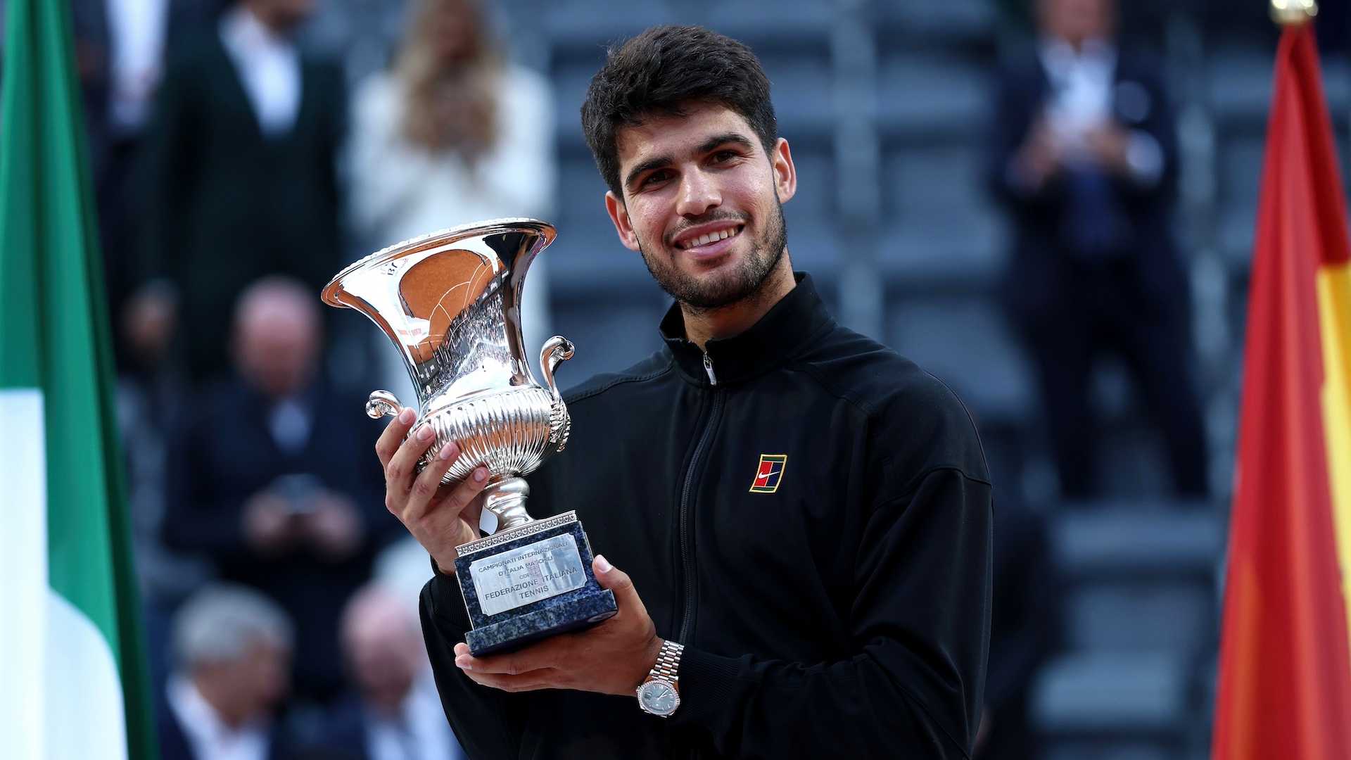 Alcaraz vence a Sinner y gana en Roma su 7º Masters 1000