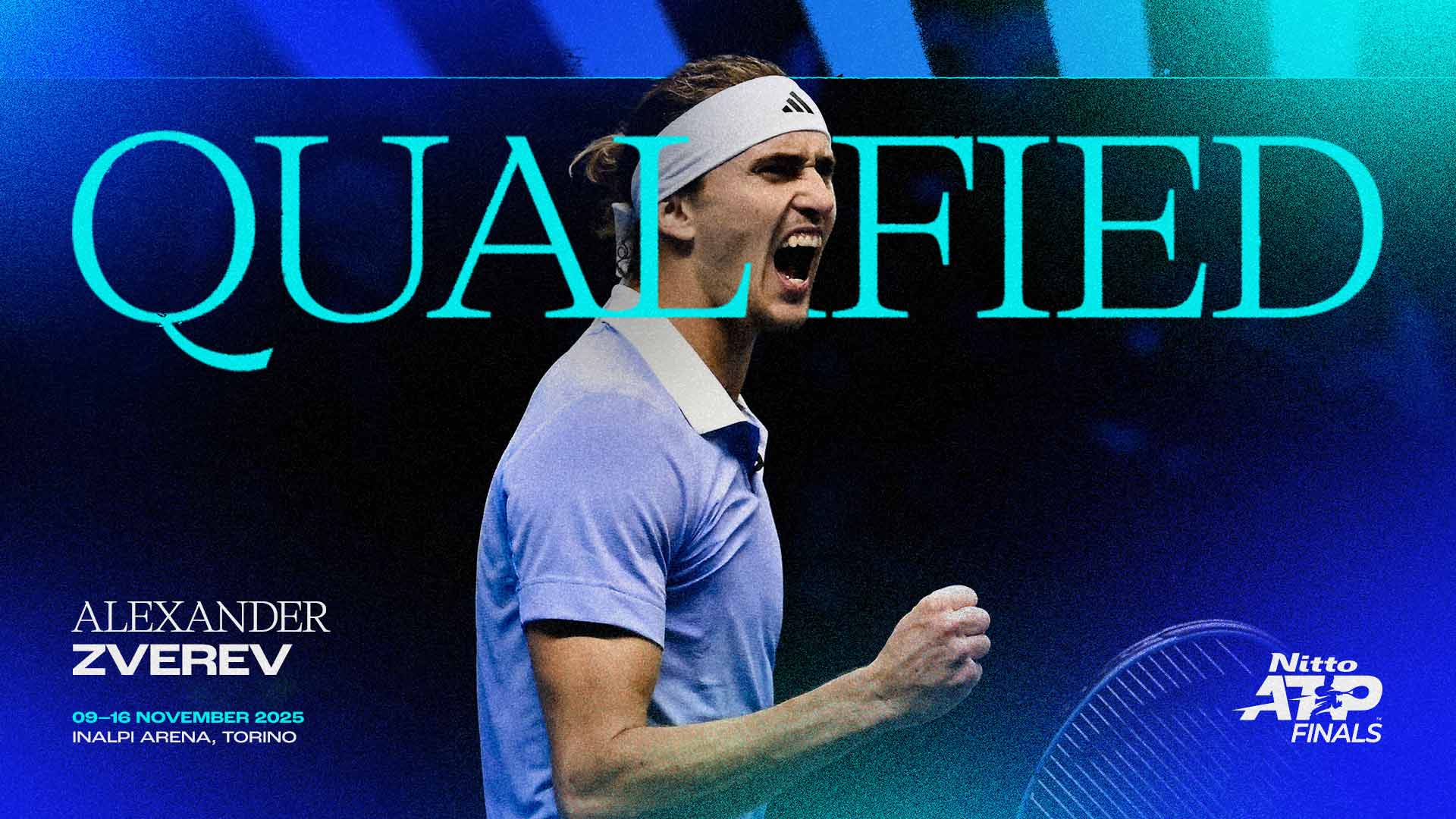 Zverev joins Alcaraz, Sinner &amp; Djokovic, qualifies for Nitto ATP Finals