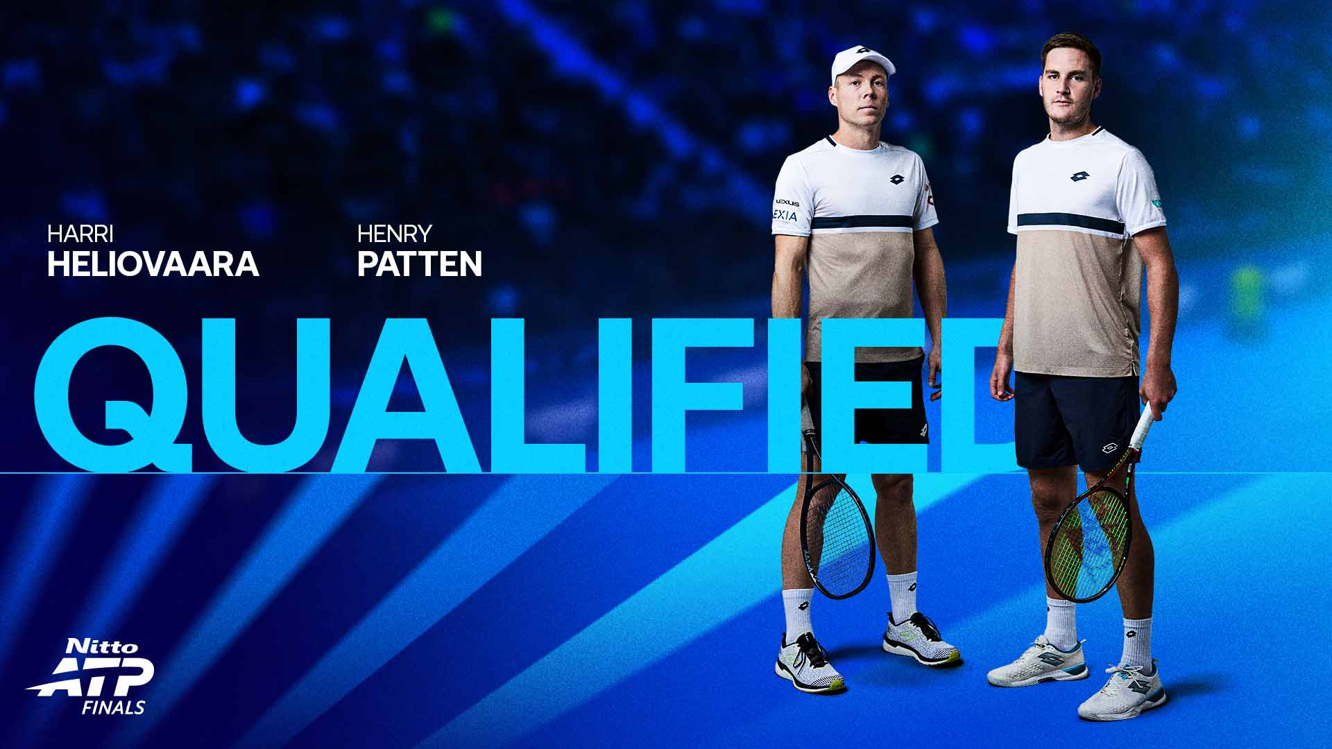 Heliovaara &amp; Patten first doubles team to qualify for the Nitto ATP Finals